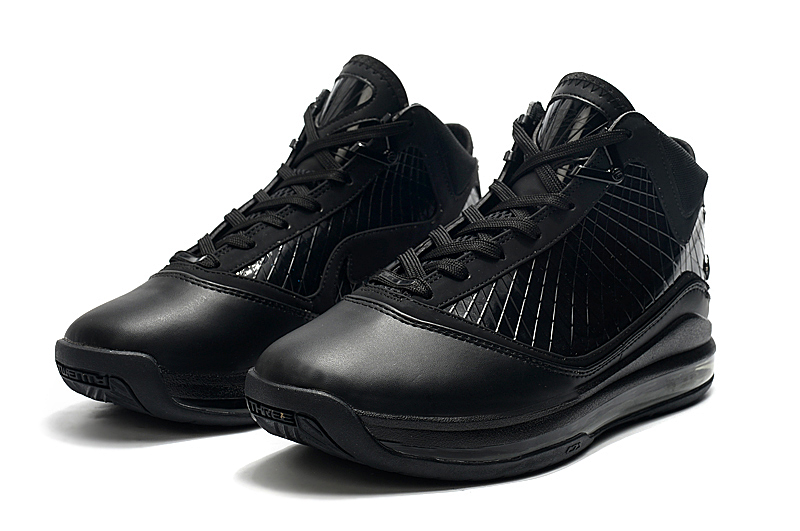 2020 Nike Lebron 7 Retro All Black Basketball Shoes